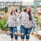 Hunting Diva Cold Shoulder Thumbhole Hoodie