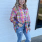 Barbara Stained Glass Flannel Top