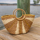 Woven Straw Tote Bag