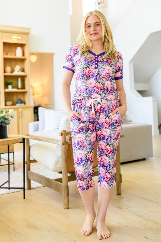 Short Sleeve Capri PJ Set