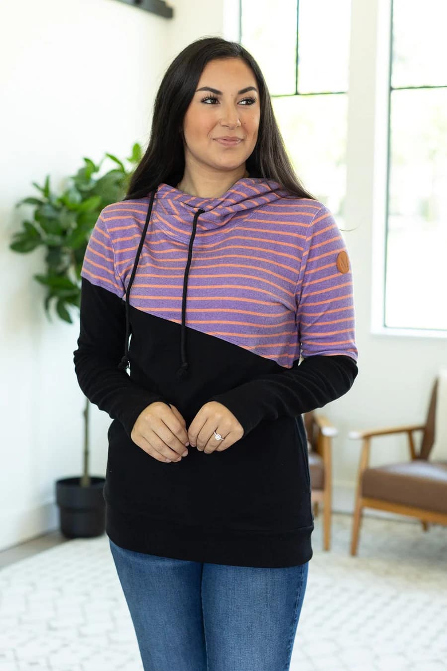 Ashley Hoodie - Spooky Stripes FINAL SALE by Michelle Mae