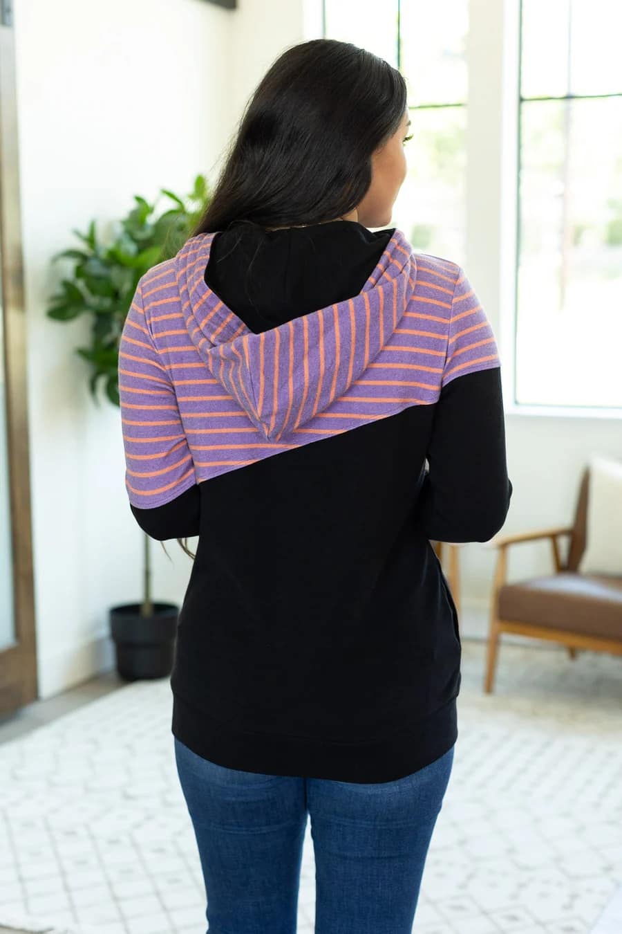 Ashley Hoodie - Spooky Stripes FINAL SALE by Michelle Mae