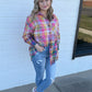 Barbara Stained Glass Flannel Top