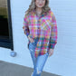 Barbara Stained Glass Flannel Top