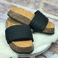 Chloe Chunky Slide in Black