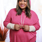 Bella - Fuchsia Thumbhole Hoodie