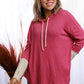 Bella - Fuchsia Thumbhole Hoodie