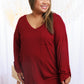 Burgundy - Pocket Top