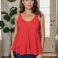 Cardinal Rule Sleeveless Top