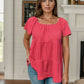 Crimson Tides - Tiered Top