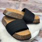 Chloe Chunky Slide in Black