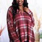 Draped In Plaid Sweater Dolman