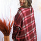 Draped In Plaid Sweater Dolman