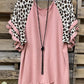 The Lanie Leopard Sleeve Tunic