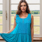 Electric Teal Sleeveless Top