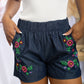 Embroidered Paradise Shorts