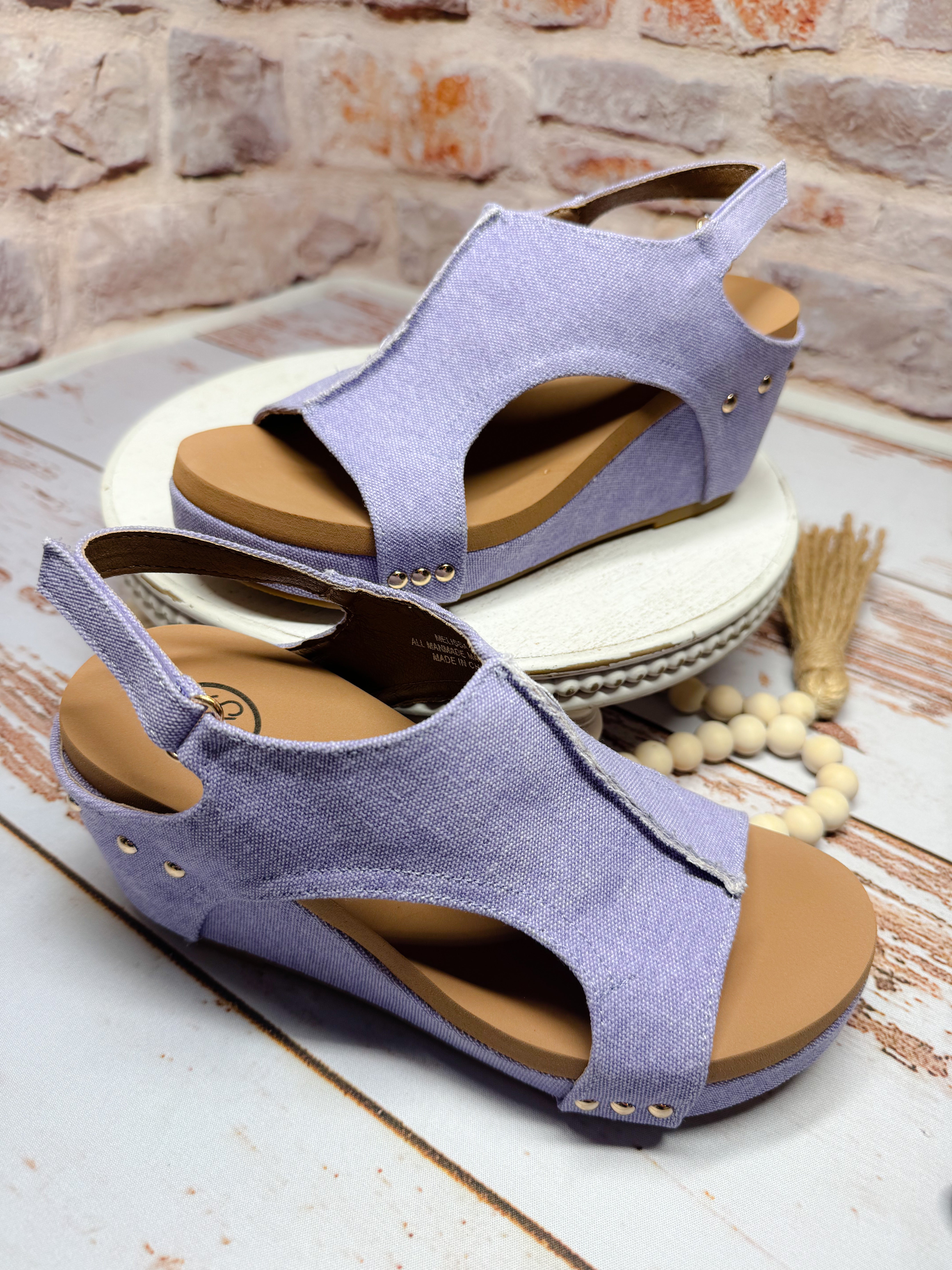 Melissa Wedge in Lilac