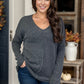 Gunmetal Grey - Knit Pullover