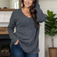 Gunmetal Grey - Knit Pullover