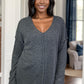 Gunmetal Grey - Knit Pullover