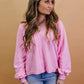 Penny Pink Long Sleeve Knit Top