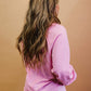 Penny Pink Long Sleeve Knit Top