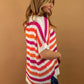 Genevieve Striped Knit Top