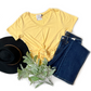 Spring Staple Short Sleeve - Banana