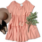 Totally Peachy - Tassel Dress