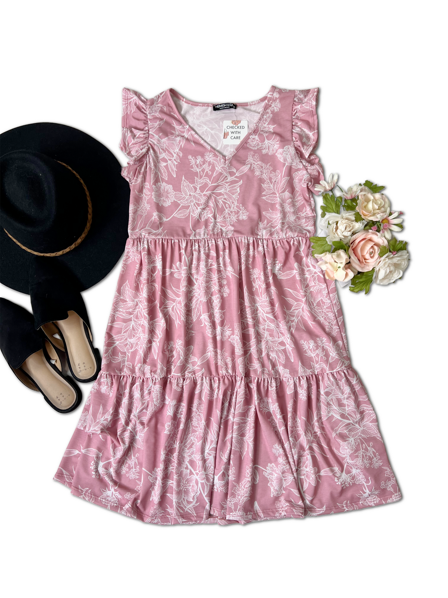 Floral Sophistication -  Dress