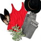 Cardinal Rule Sleeveless Top