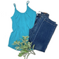 Iced Summer - Pleated Tank