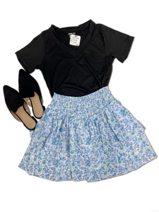 Gentle Garden Skirt - Blue