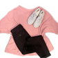 I'm Blushing - Waffle Knit Dolman