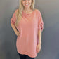 I'm Blushing - Waffle Knit Dolman