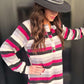 Love Stripes - Fleece Pullover