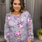 Misty Floral Cold Shoulder