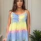 Pastel Neon Ruffle Trim Tank