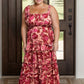 Ruffled Sweetheart - Maxi Dress