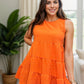 Sun Kissed - Sleeveless Tiered Top