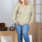 Olive Eyes Waffle Knit Tunic