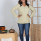 Olive Eyes Waffle Knit Tunic