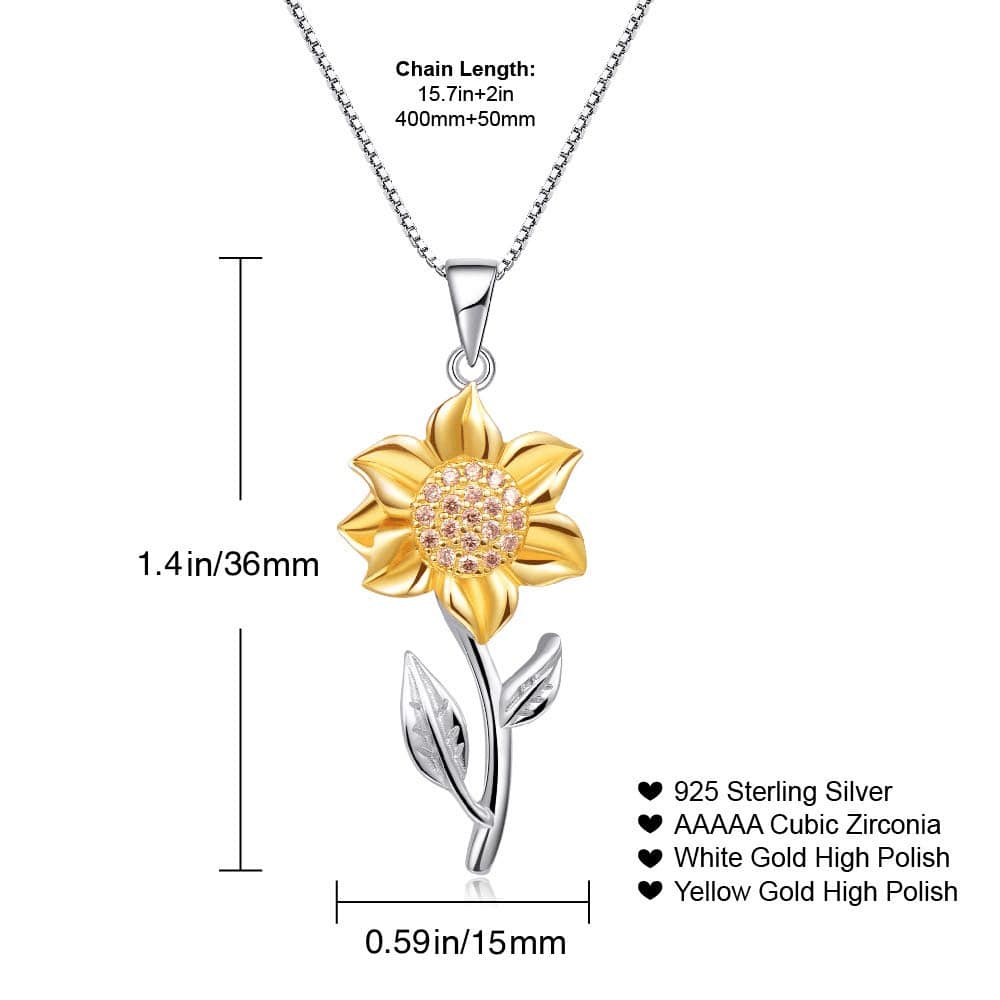 Sunflower Necklace