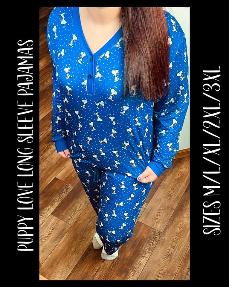 Custom Long Sleeve Pajama Sets