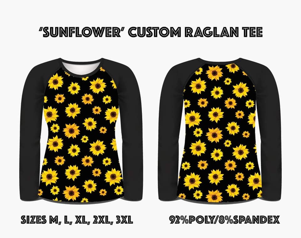 Custom Long Sleeve Raglan Tee