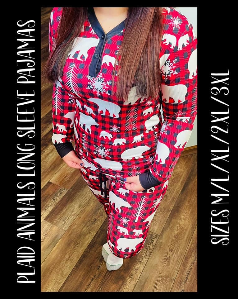 Custom Long Sleeve Pajama Sets