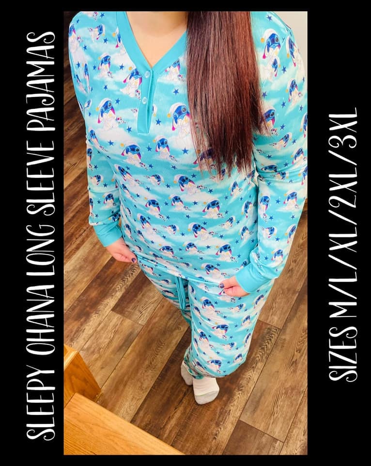 Custom Long Sleeve Pajama Sets