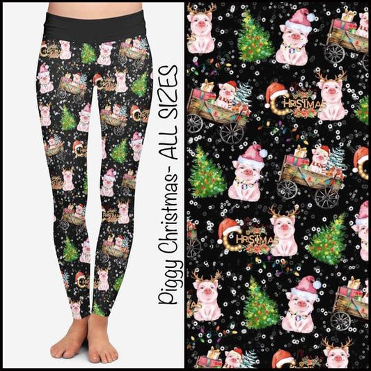 Piggy Christmas Leggings